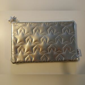 NWOT Furla‎ Gold Metallic Star Pouch